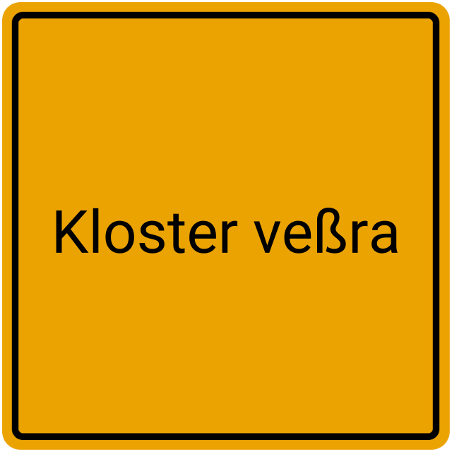Meldebestätigung Kloster Veßra